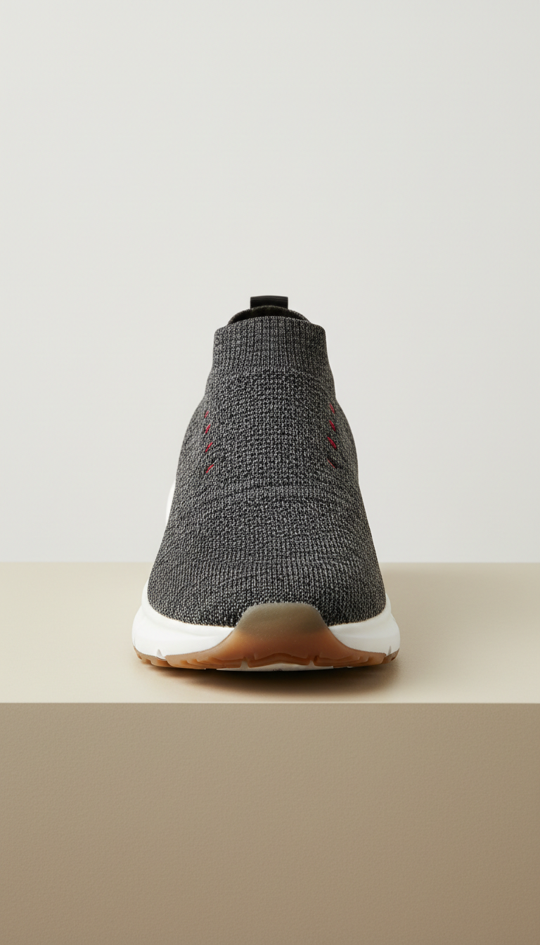 Graphite Knit Casual Sneaker