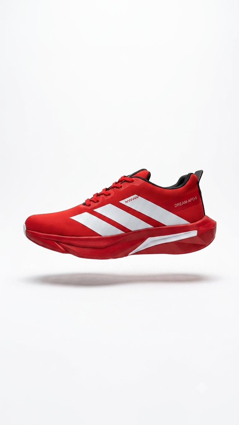 Red adidas shoe