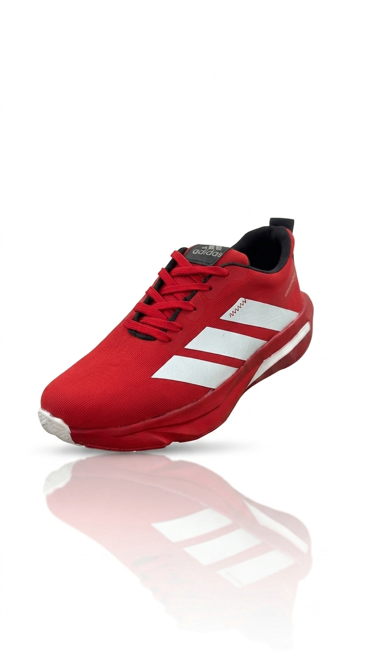 Red adidas shoe
