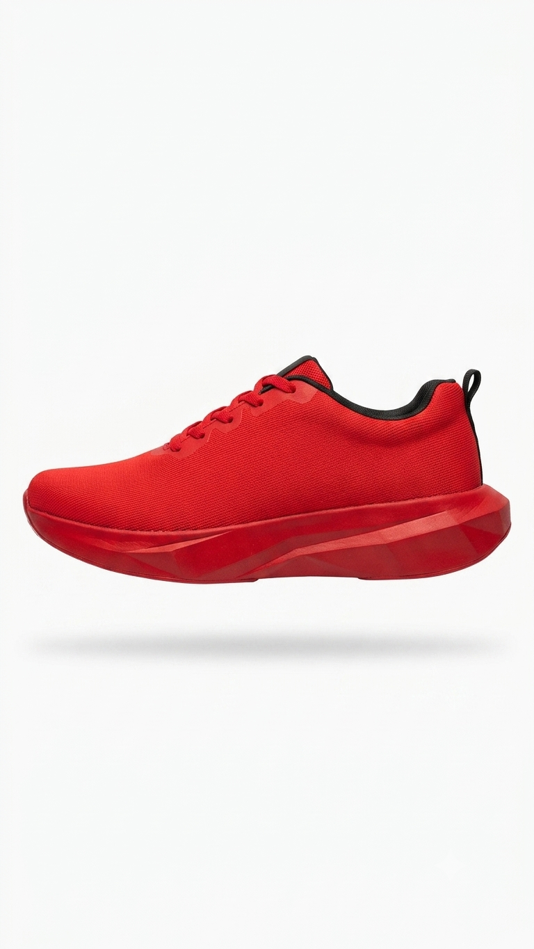 Red adidas shoe