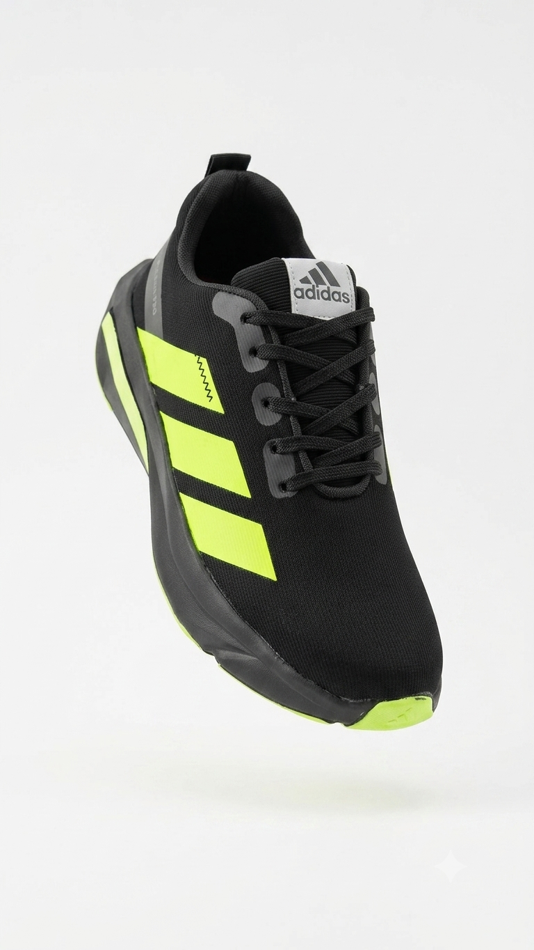 black adidas shoe