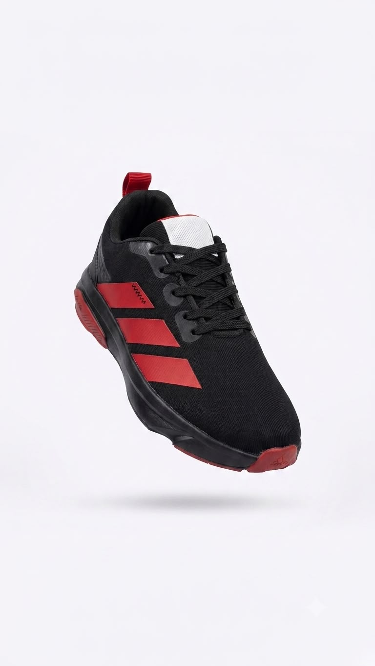 black adidas shoe